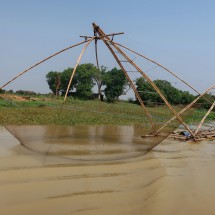 Huge net of the fishing device