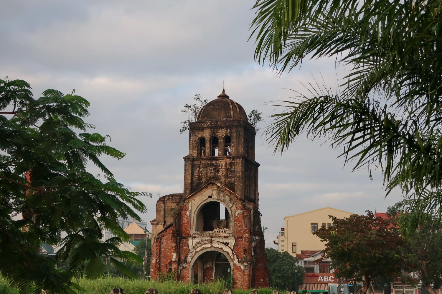 American War Church Ruin Monument in Dong Hoi