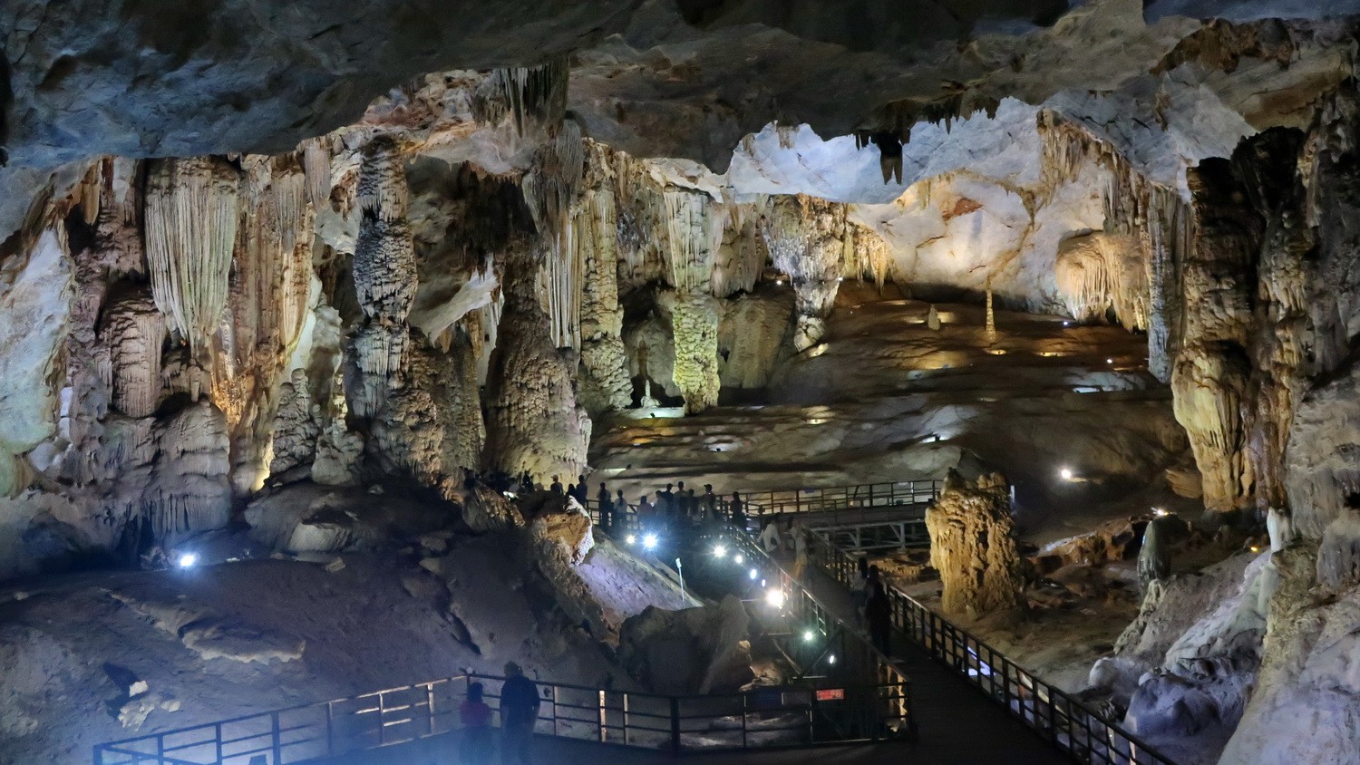 In the Paradise Cave west of Dong Hoi