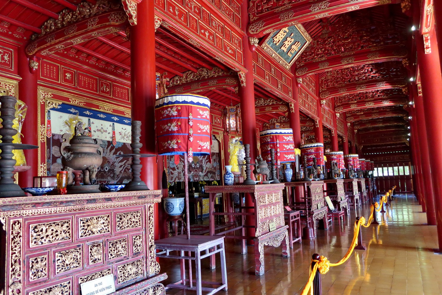 To Mieu Temple which was dedicated to the Nguyen Emperors