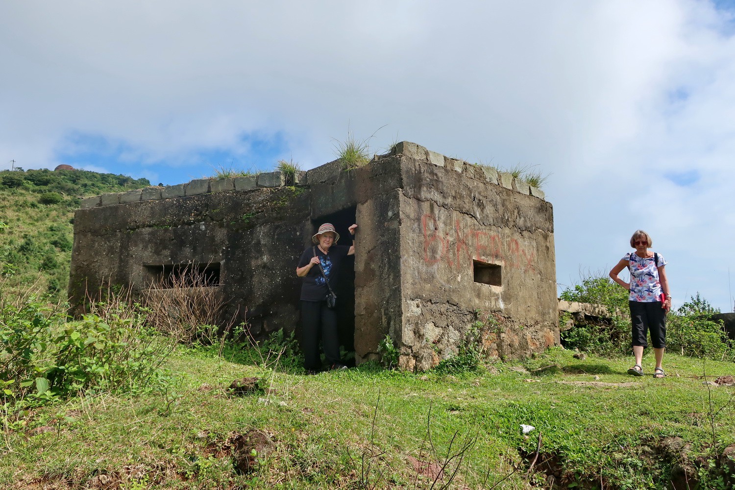 American War Bunker on the trail to Hai Van Peak