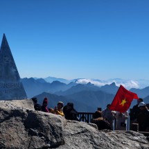 Top of Fansipan which is with 3143 meters sea-level the roof of Vietnam and Indochina