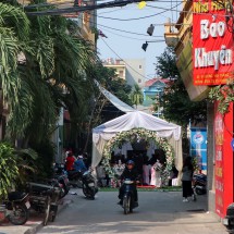 Wedding party tent in Ninh Binh