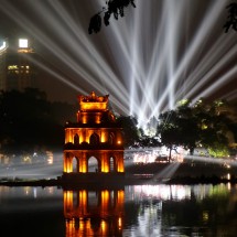 Laser Show in Hanoi on New Year's Eve