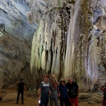 Hermann, Jutta, Marion and Alfred in the Phong Nha Cave