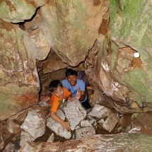 Upper exit of Van Thong Cave