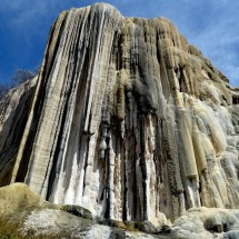 Petrified waterfall in Hierve el Agua