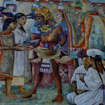 Detail of the mural on the side