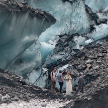 Wedding on Byron Glacier