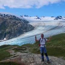 Exit Glacier with Harding Ice Field