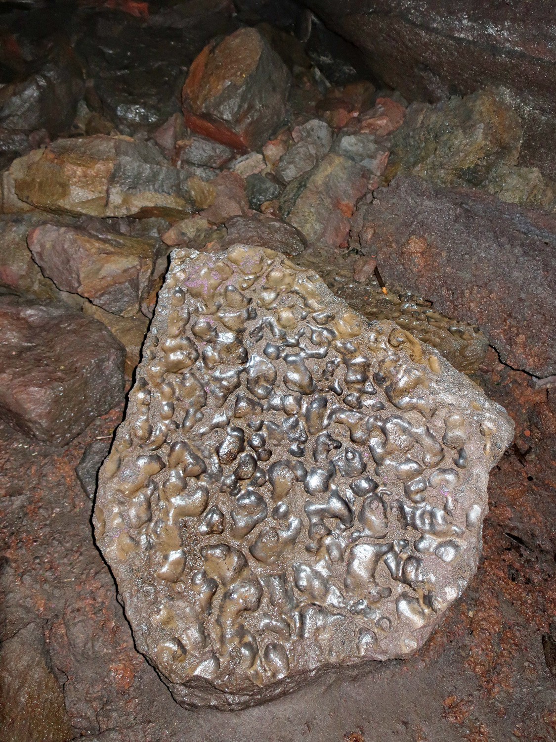 Stone in the upper Ape Cave