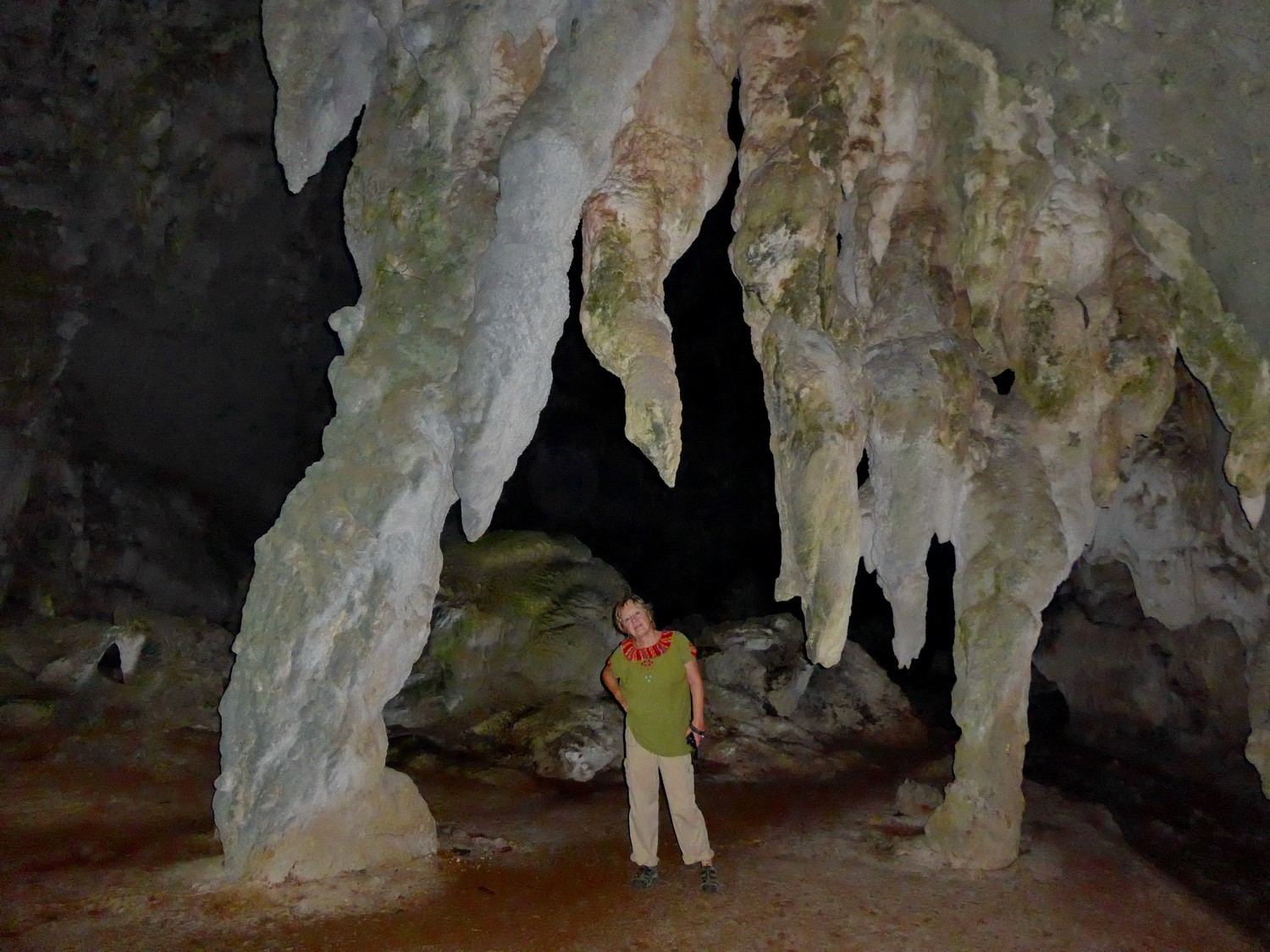 Marion in the cave