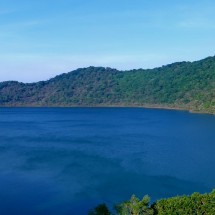 The lake in the crater of Volcan de Ipala - a wonderful place for swimming