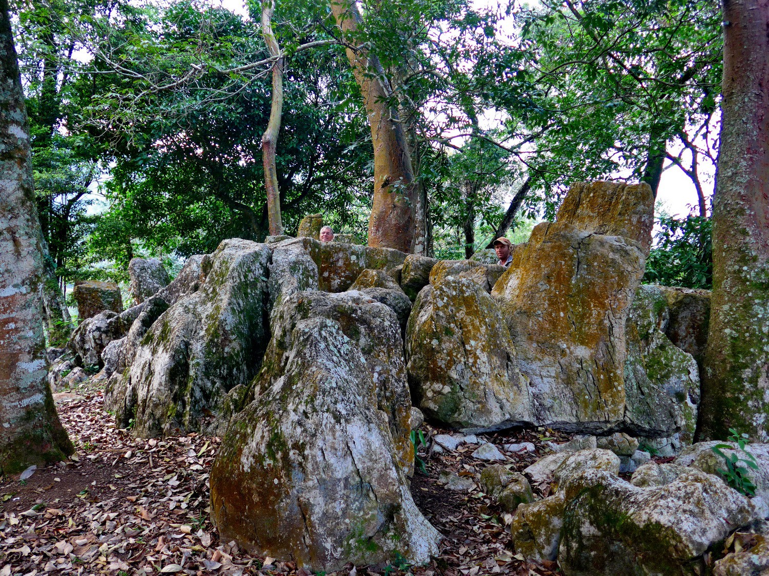 Former ceremonial place of the indigenous tribe Lenca in the Bioparque Finca "Paradise"