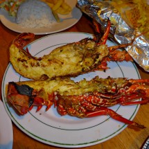 Delicious fresh lobster