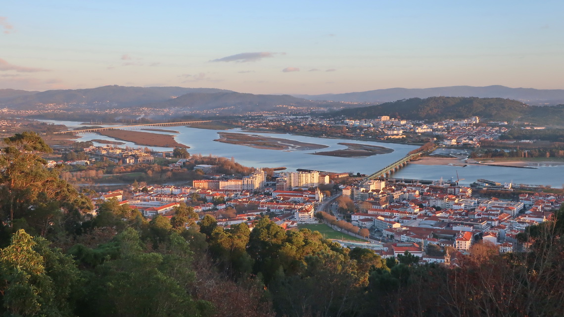 View to Viana Do Castelo from the church Santuário de Santa Luzia