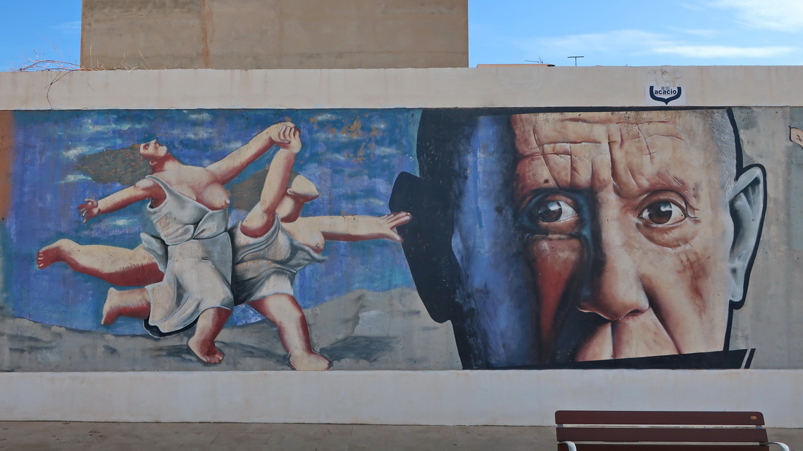 Pablo Picasso in Carboneras (East of Almeria)
