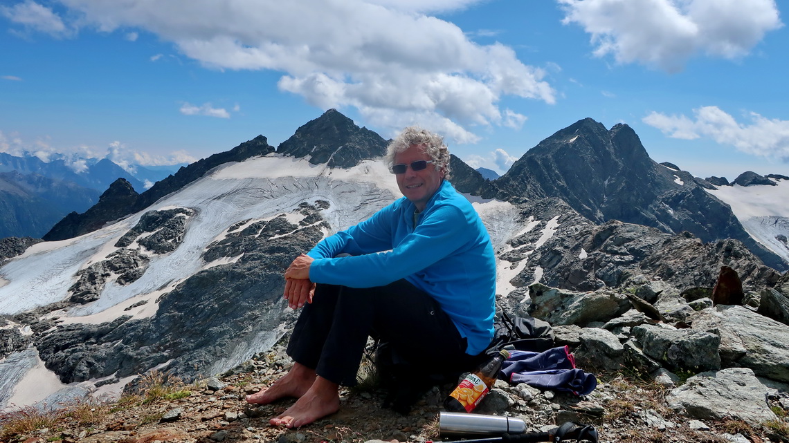 Summit of 3003 meters high Cima Di Val Loga Meridional