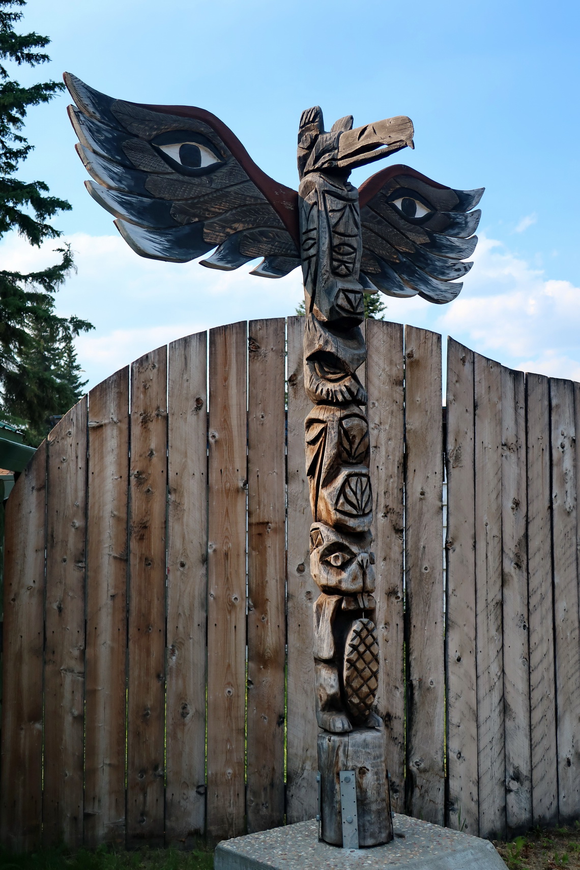 Totem in Pioneer Park