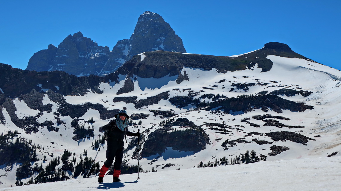 Marion with Grand Teton and Table Mountain on the right