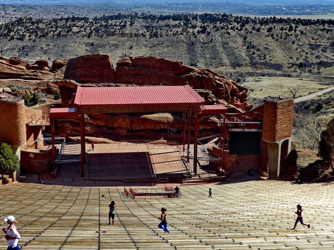 Red Rocks Amphitheater from the top