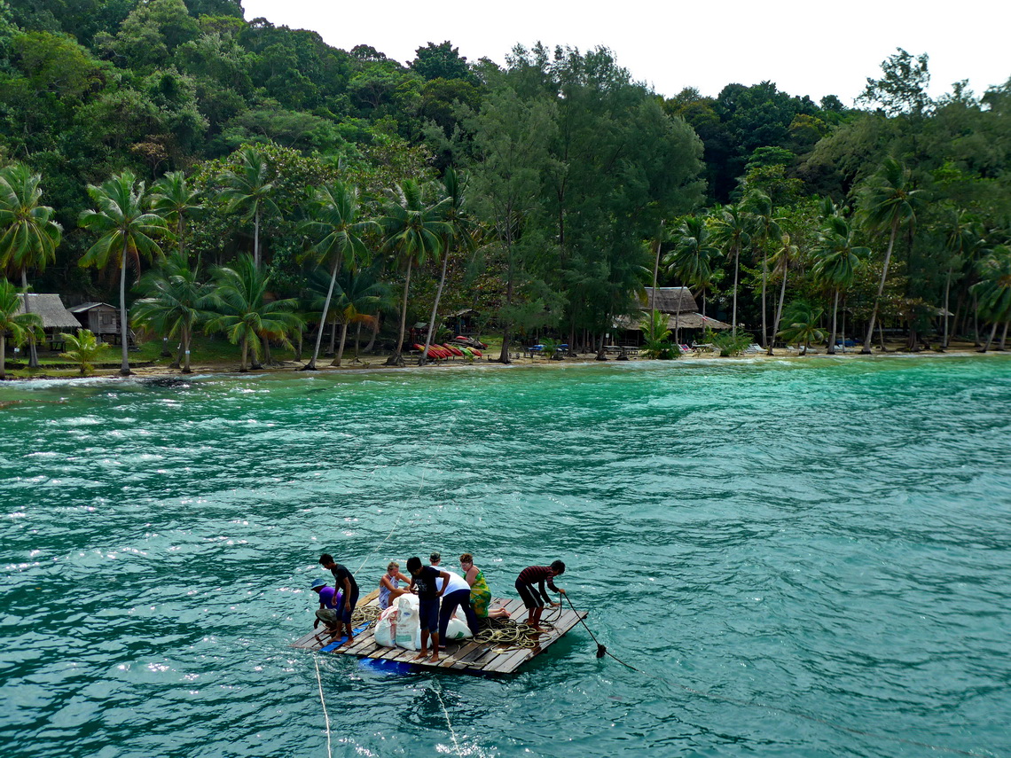 Provisions for the little island Koh Wai