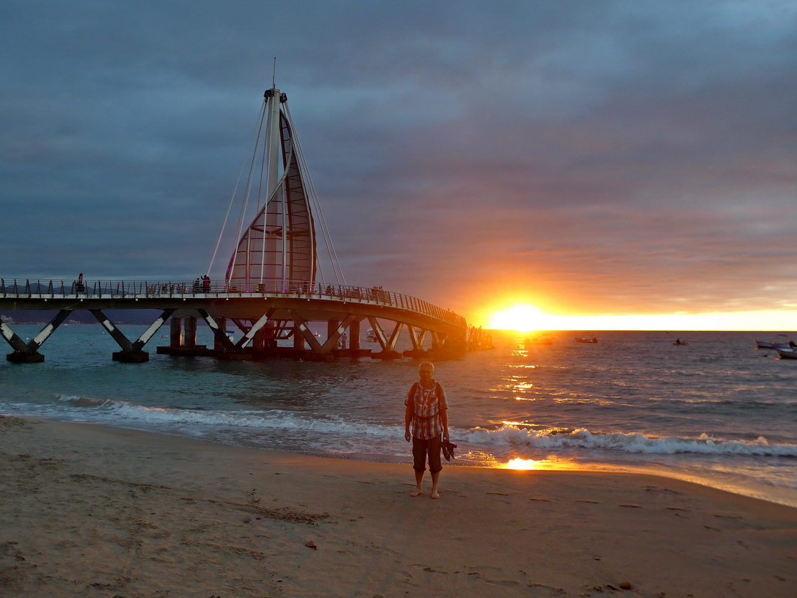 Sunset on the beach