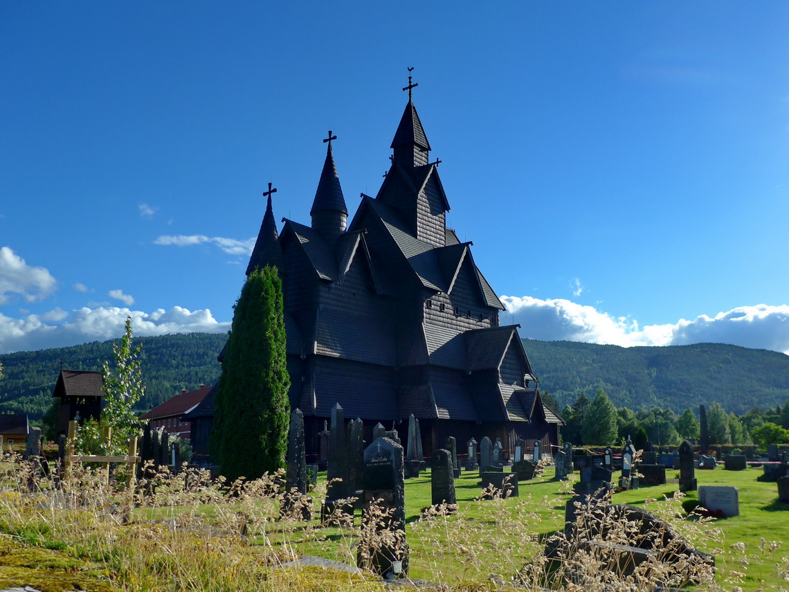 Heddal Stave Church, completed 12th century and an UNESCO World Heritage Site