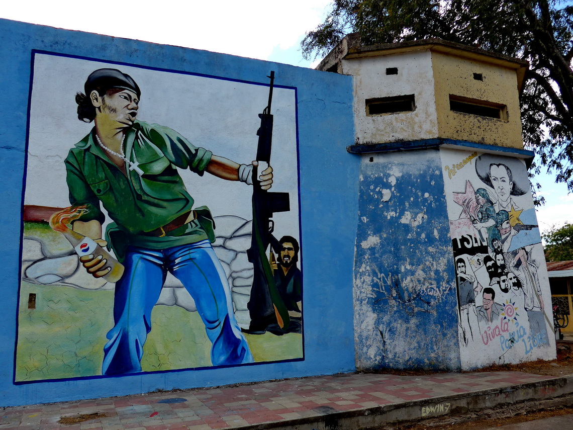 Mural in Somoto, close to the border to Honduras