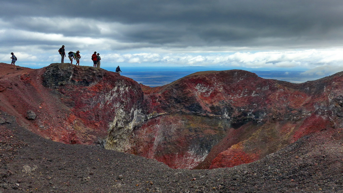 Crater close to Volcan Chico