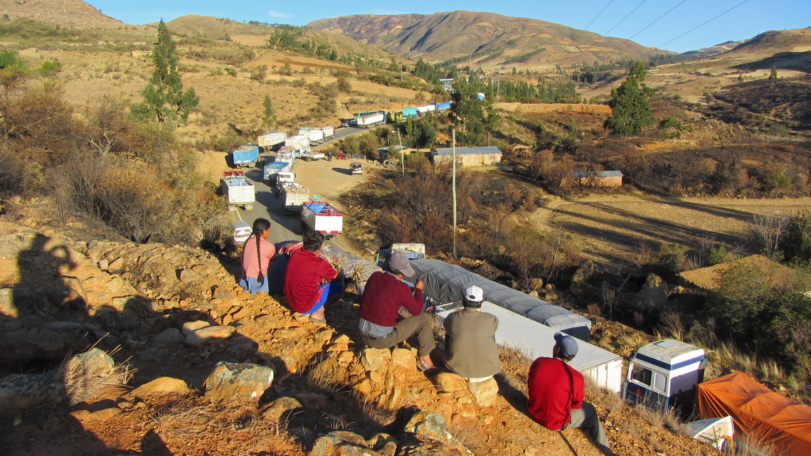 Roadblock in Bolivia