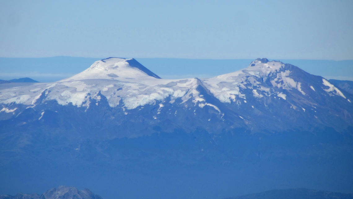 View to Volcan Choshuenco from the summit