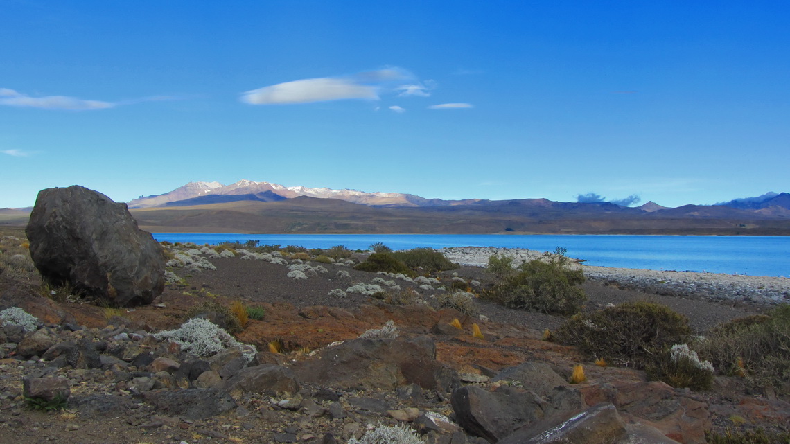 Laguna Blanca seen from the free campground