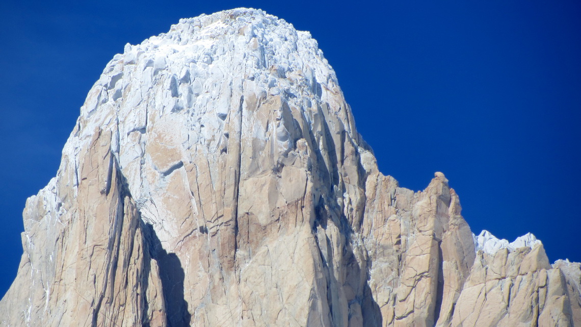 Icy summit of Cerro Fitz Roy