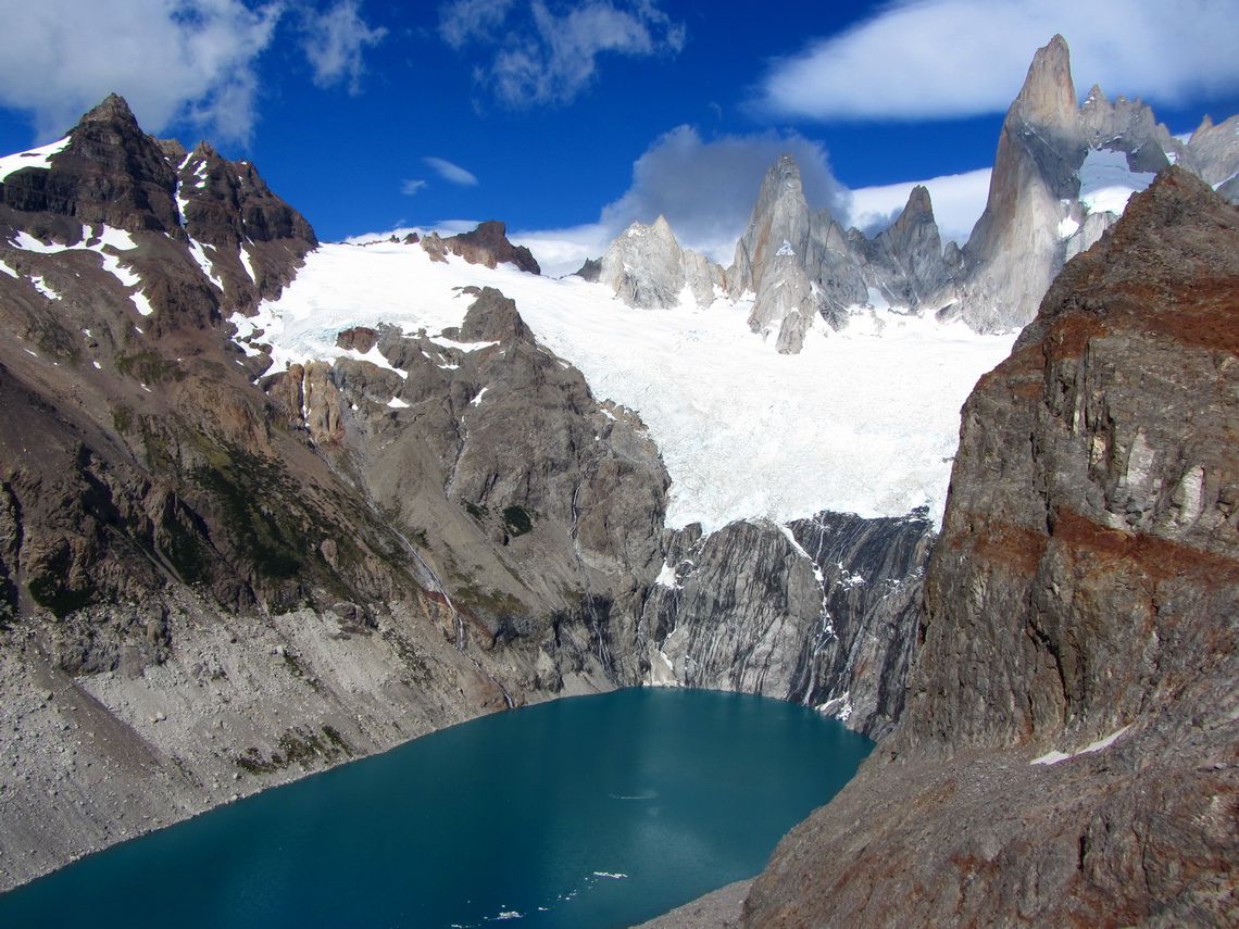 Laguna Sucia from the Mirador South of Laguna de los Tres