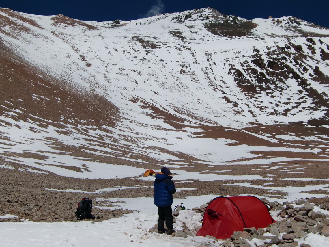 1st high camp Pirca del Indios