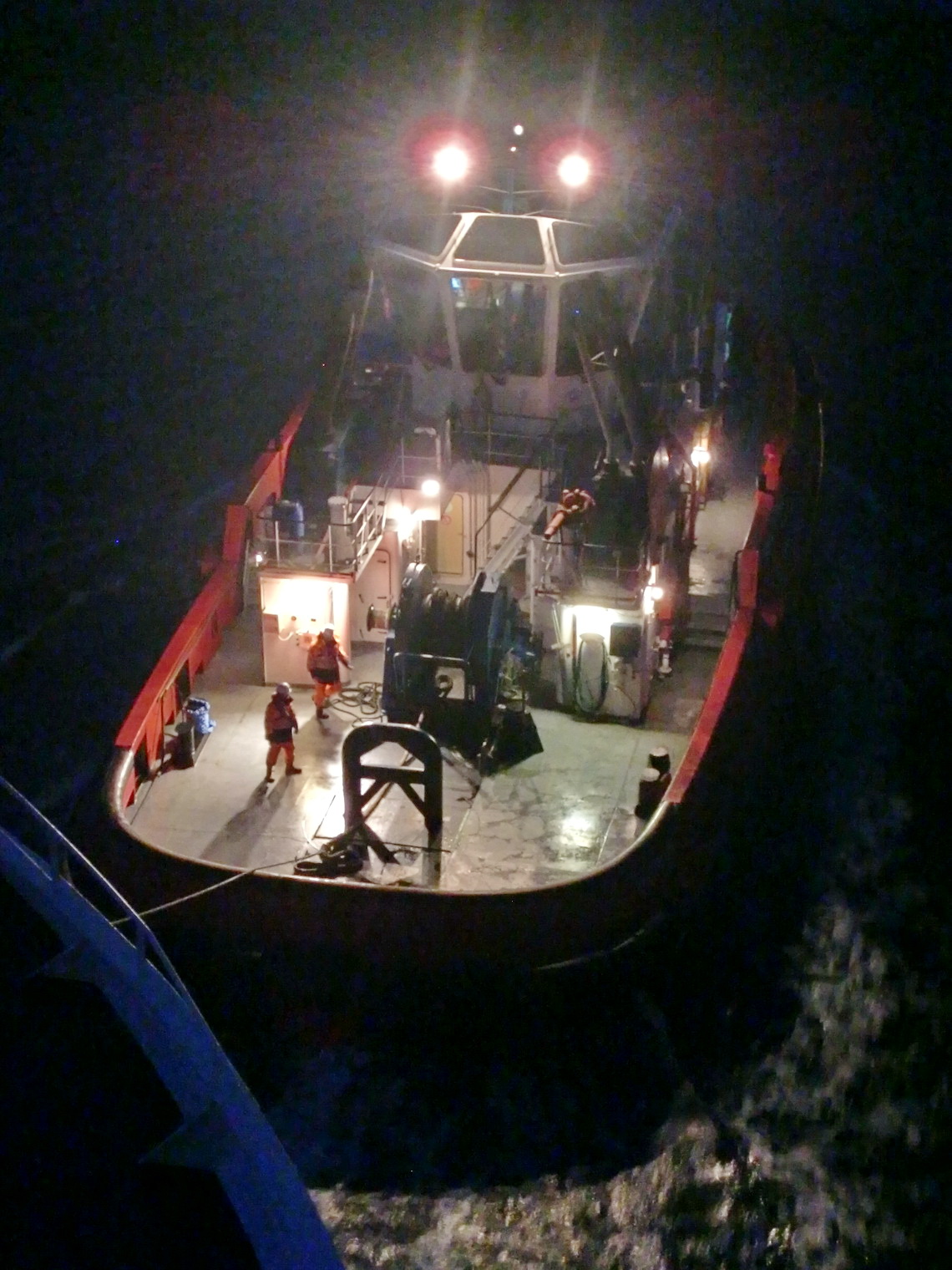 Our pilot boat to Le Havre