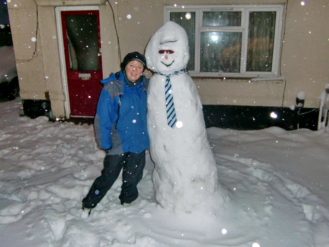 England drowning in the snow