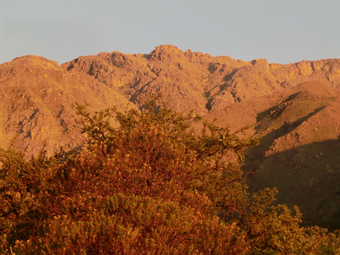 Cerro Champaqui at sunset